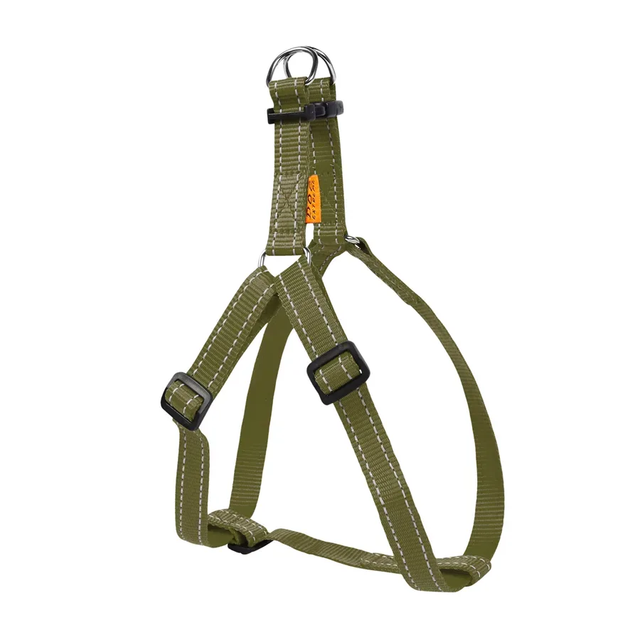 Шлея з нейлону регульована, L, хакі Dog Extreme Harness