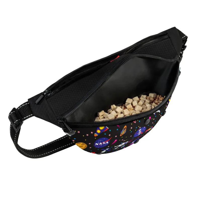 Поясная сумка-бананка для корма и аксессуаров, размер 33*17*10 см «NASA» WAUDOG Family Waist Bag NASA