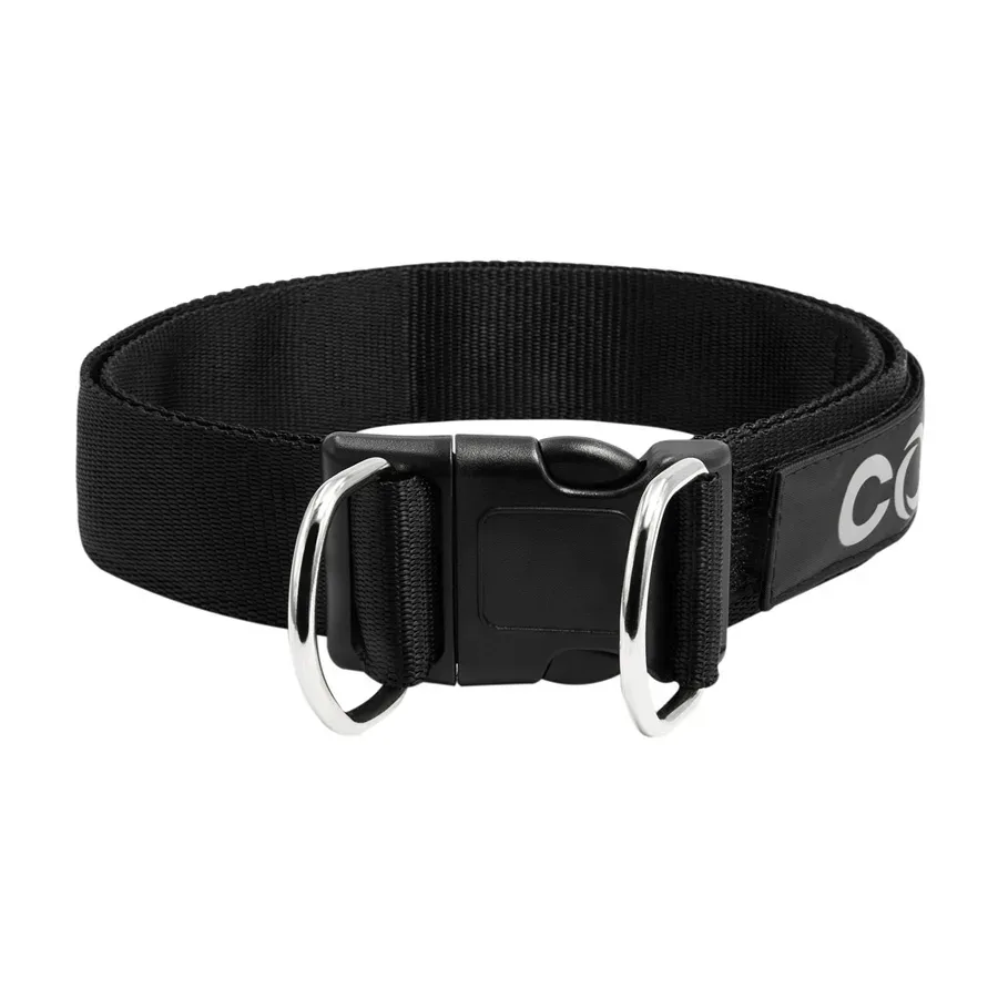 Нашийник з нейлону "POLICE" №2 регульований на липучці, L, чорний Dog Extreme Police Collar