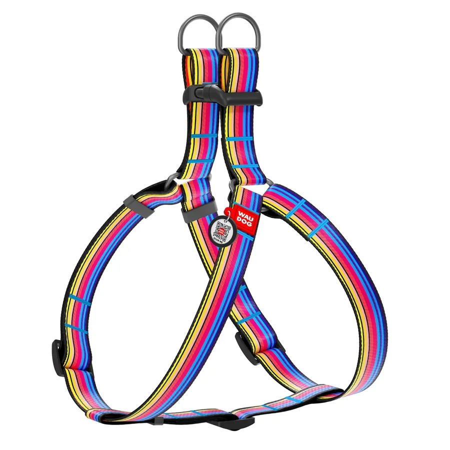 Шлея для собак «Лінія 1», L WAUDOG Nylon Anatomic Harness Line 1