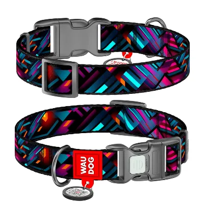 Нашийник для собак нейлоновий «Нескінченні світи», S WAUDOG Nylon Collar Endless Worlds