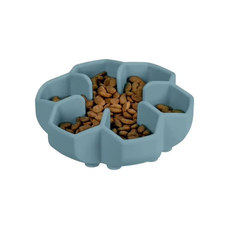 Миска для повільного харчування, 450 мл, сірий WAUDOG Silicone Bowl
