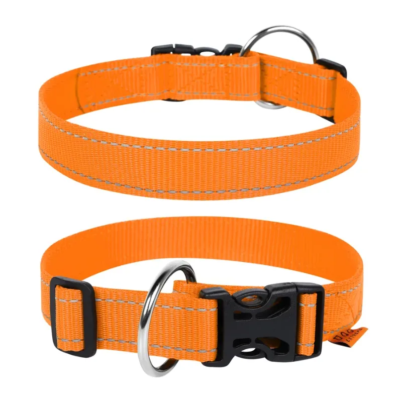 Нашийник з нейлону регульований, S, помаранчевий Dog Extreme Collar