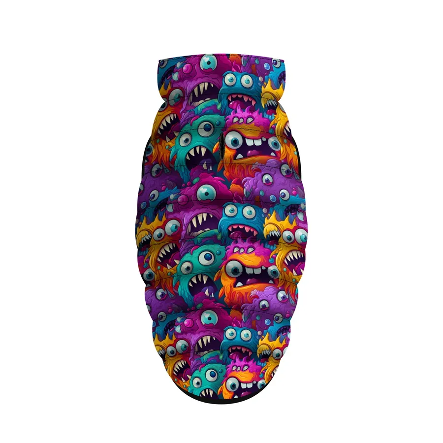 Курточка для собак «Зубастые монстры», S35 WAUDOG Clothes Dog Jacket Toothy Monsters