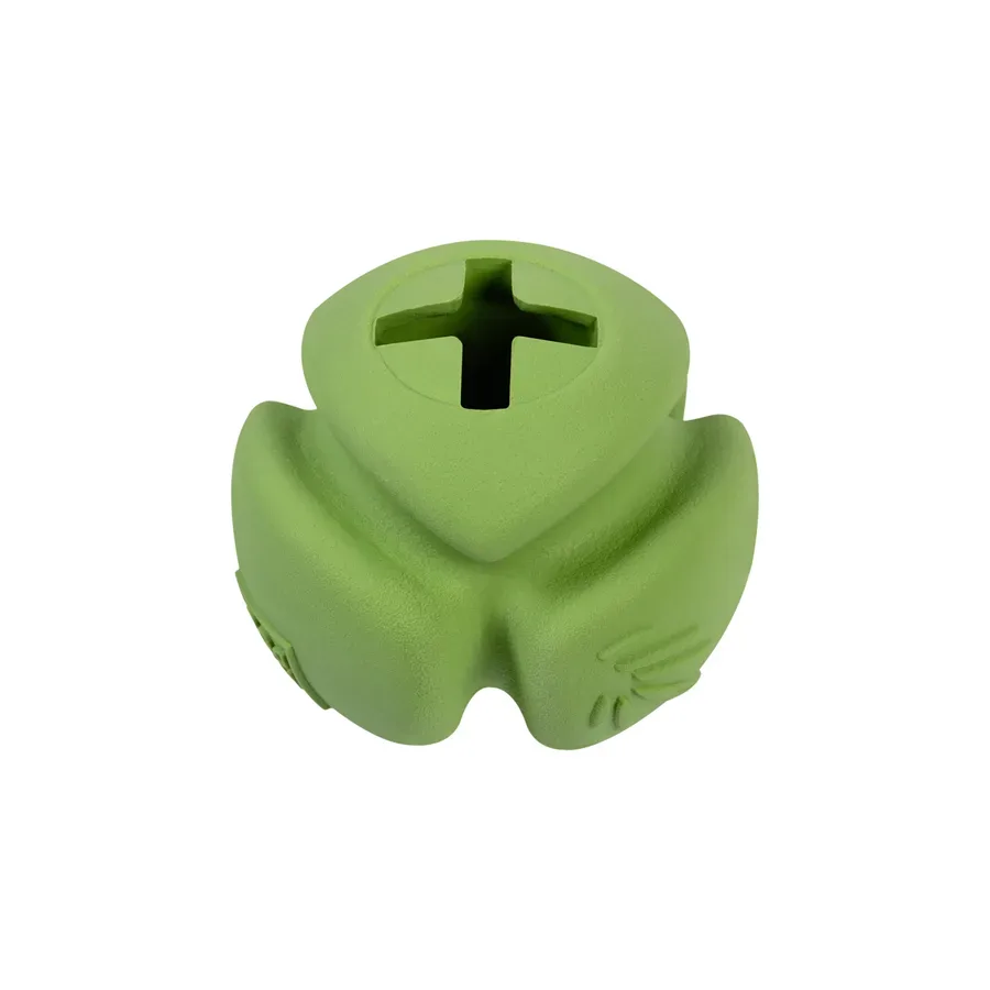 Игрушка для собак Мяч, биоразлагаемая резина, 7 см, зеленая WAUDOG Fun Natural Ball Toy