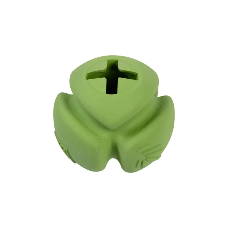 Игрушка для собак Мяч, биоразлагаемая резина, 7 см, зеленая WAUDOG Fun Natural Ball Toy