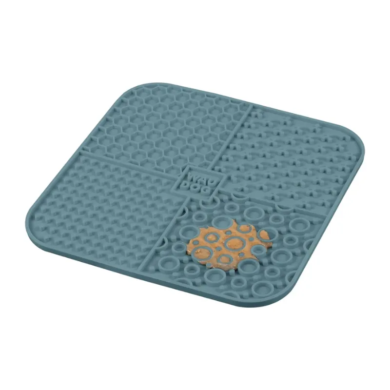 Килимок для злизування, 190х190х10 мм, сірий WAUDOG Silicone Lick Mat
