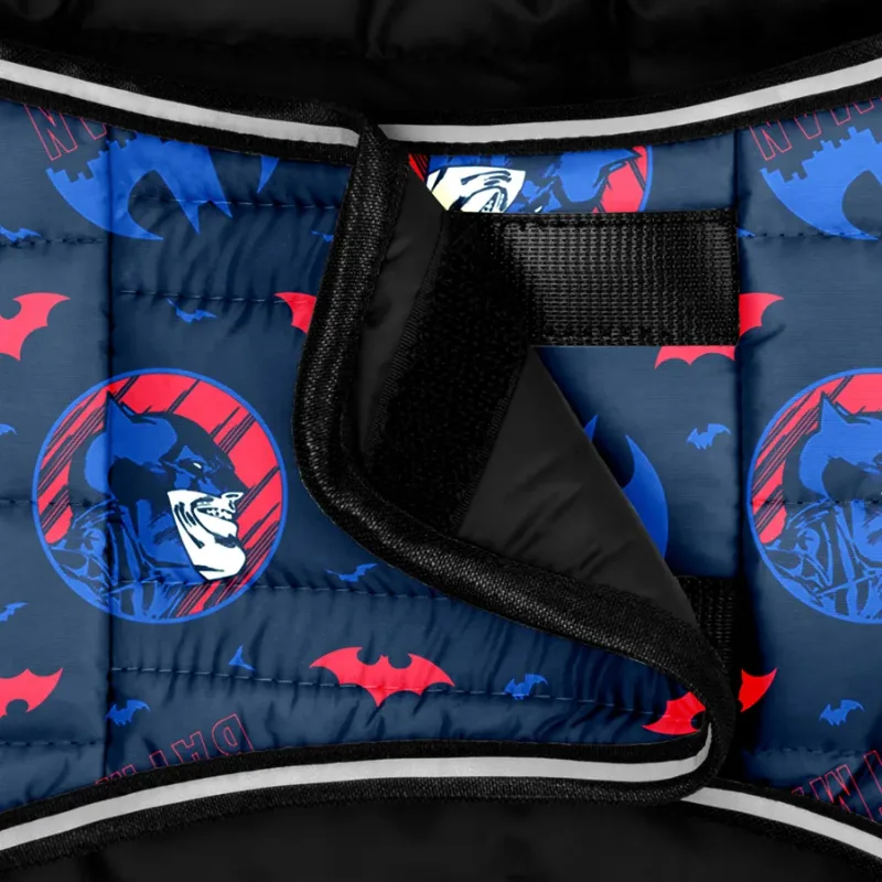 Курточка-накидка для собак «Бэтмен красно-голубой», XL WAUDOG Clothes Dog Cape Jacket Batman Red-Blue