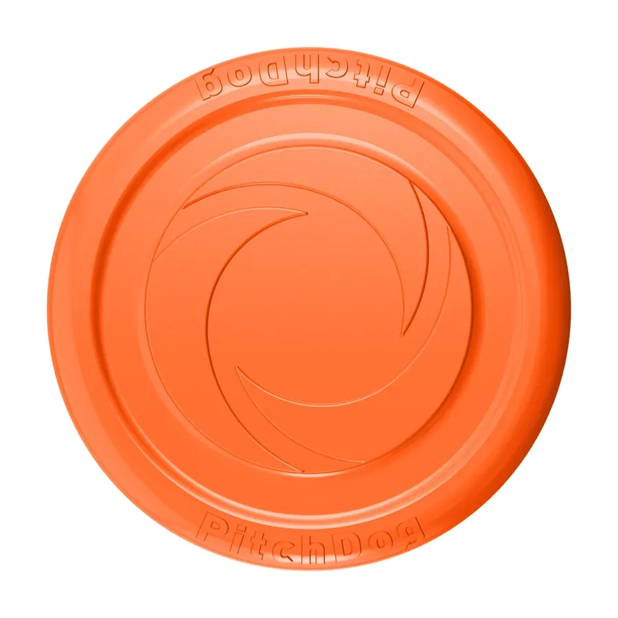 Игровая тарелка для апортировки, оранжевый PitchDog Flying Disc