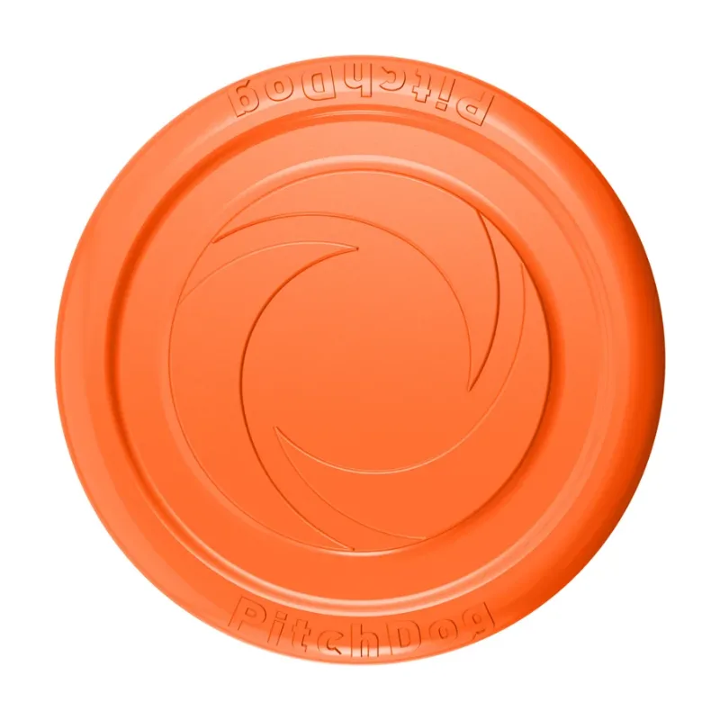 Игровая тарелка для апортировки, оранжевый PitchDog Flying Disc