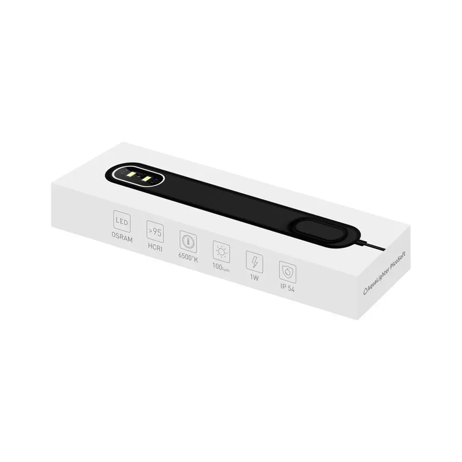Світлодіодний світильник для акваріума, чорний AquaLighter Pico Soft LED Lamp