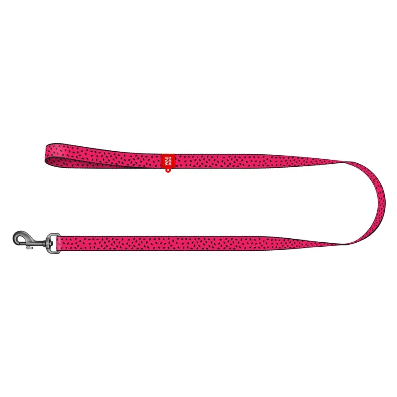 Поводок для собак нейлоновый «Арбуз», M WAUDOG Nylon Leash Watermelon