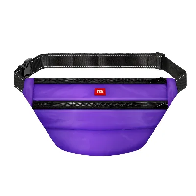 Поясна сумка-бананка, розмір 33*17*10 см, фіолетовий WAUDOG Family Waist Bag