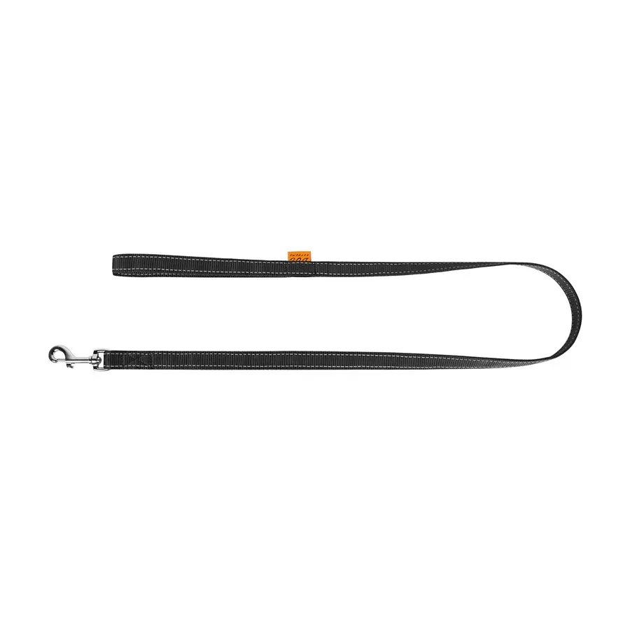 Повідець з нейлону подвійний, L, чорний Dog Extreme Leash