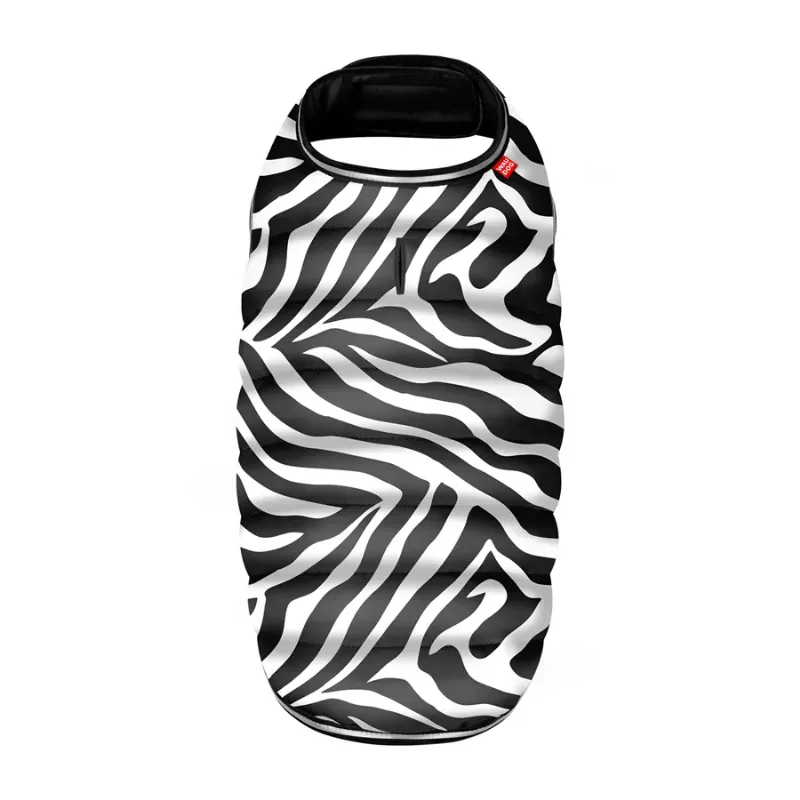 Курточка-накидка для собак «Зебра», XS WAUDOG Clothes Dog Cape Jacket Zebra