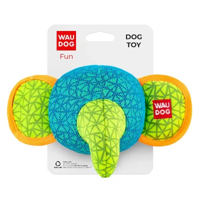 Игрушка для собак, "Слон", голубой WAUDOG Fun Elephant Toy