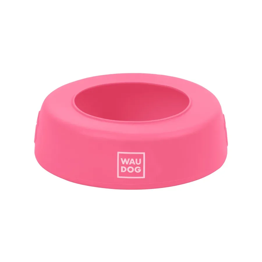 Миска-непроливайка, 750 мл, рожевий WAUDOG Silicone Bowl