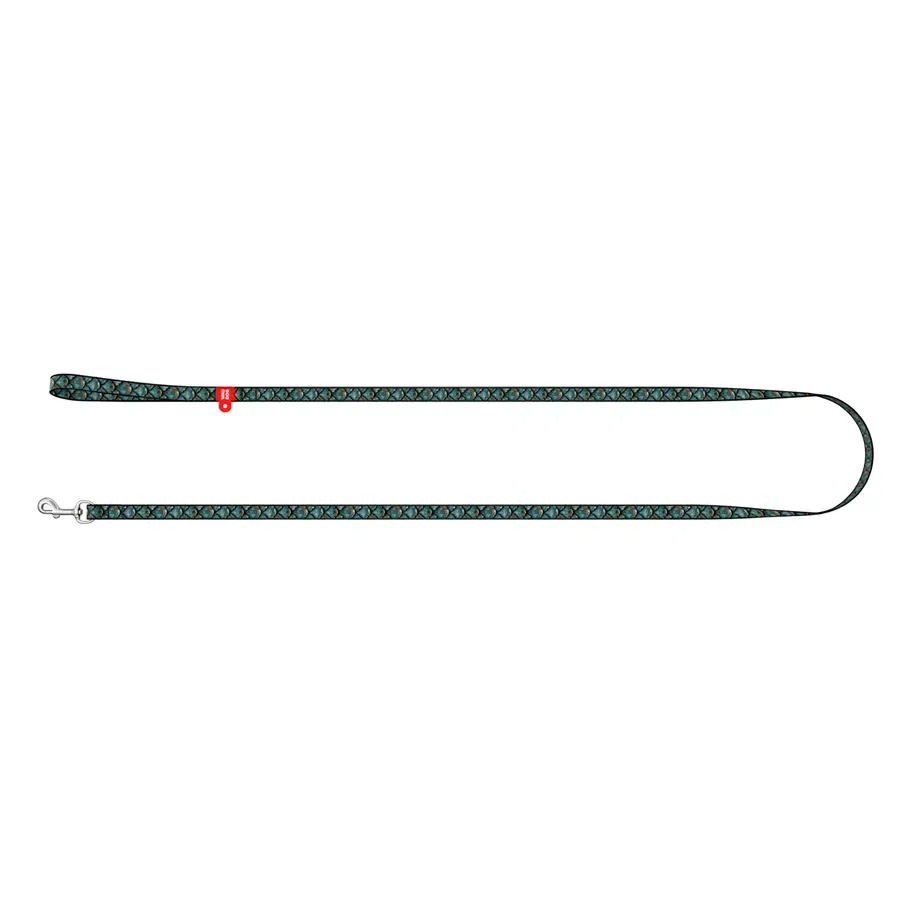 Поводок для котов и мелких пород собак нейлоновый «Чешуя», XS WAUDOG Nylon Leash Scales
