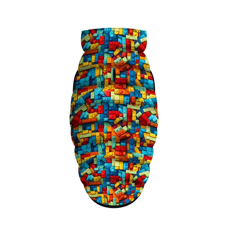 Курточка для собак «Блоки», M47 WAUDOG Clothes Dog Jacket Blocks