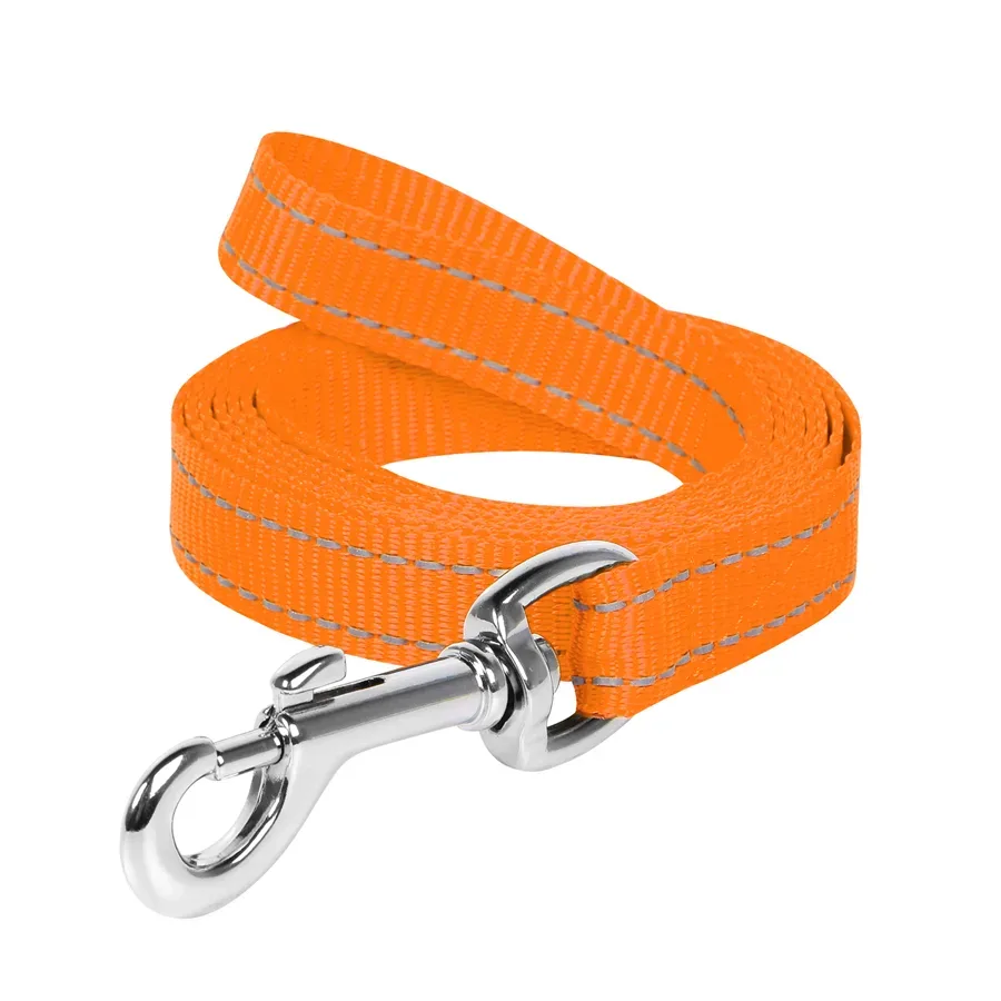 Поводок нейлоновый, 14 мм × 200 см, S, оранжевый Dog Extreme Leash