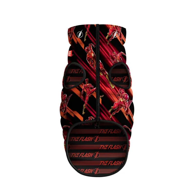 Курточка для собак двостороння «Швидкість Флеша», XS25 WAUDOG Clothes Dog Jacket Flash Speed
