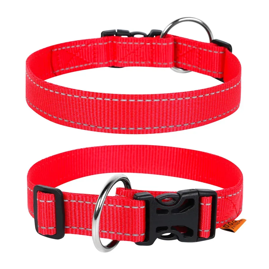 Нашийник з нейлону регульований, L, червоний Dog Extreme Collar