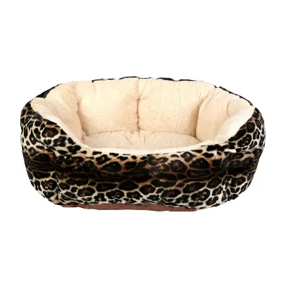 Лежанка меховая "Элегант 3" (60х50х20), №3 TEREMOK Pet Bed