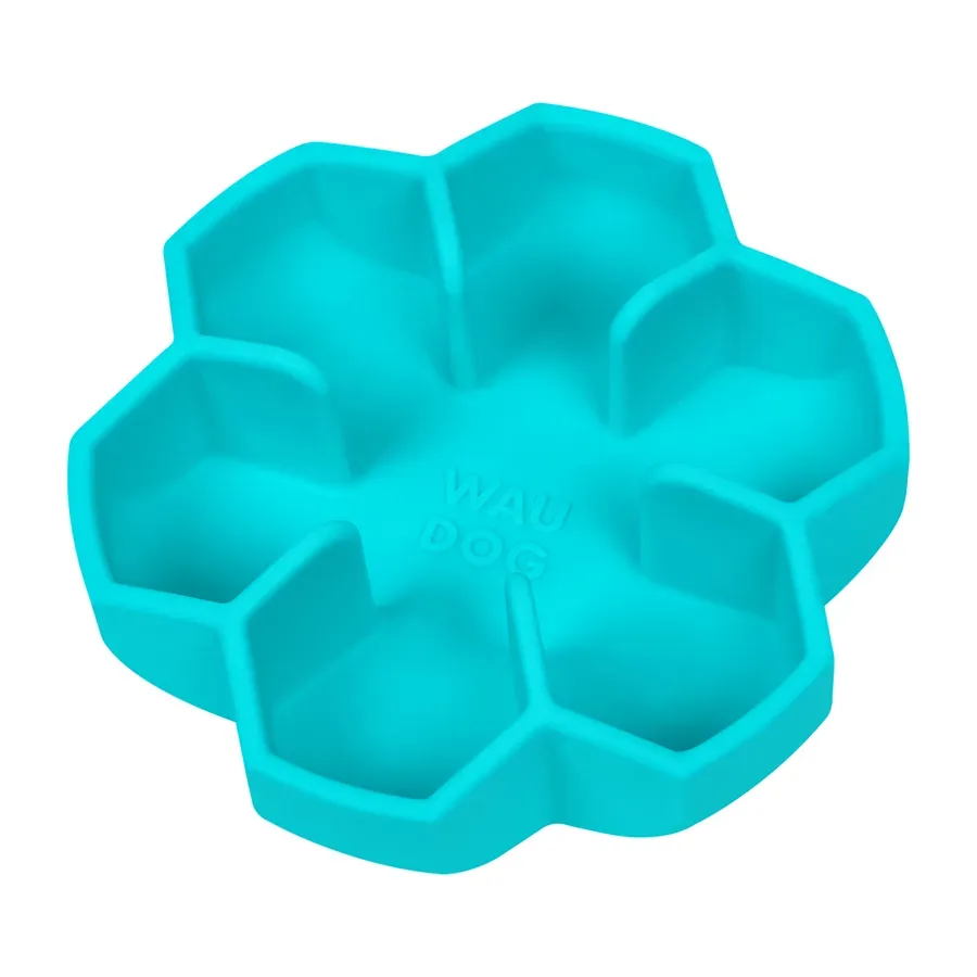 Миска для повільного харчування, 750 мл, блакитний WAUDOG Silicone Bowl