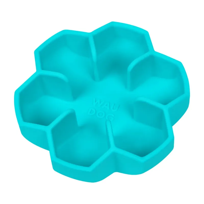 Миска для повільного харчування, 750 мл, блакитний WAUDOG Silicone Bowl