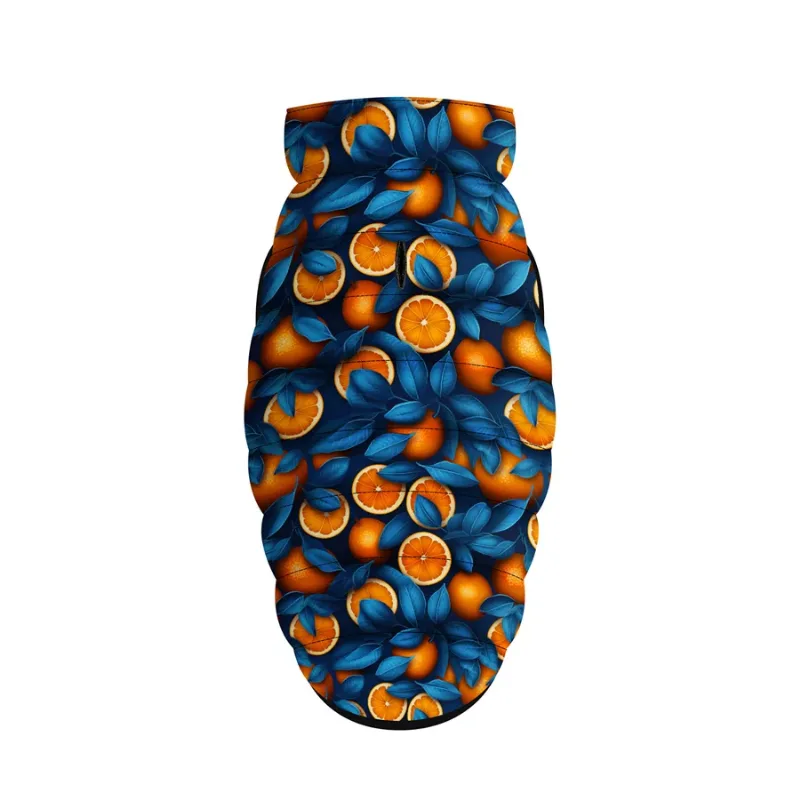 Курточка для собак «Апельсини», M45 WAUDOG Clothes Dog Jacket Oranges