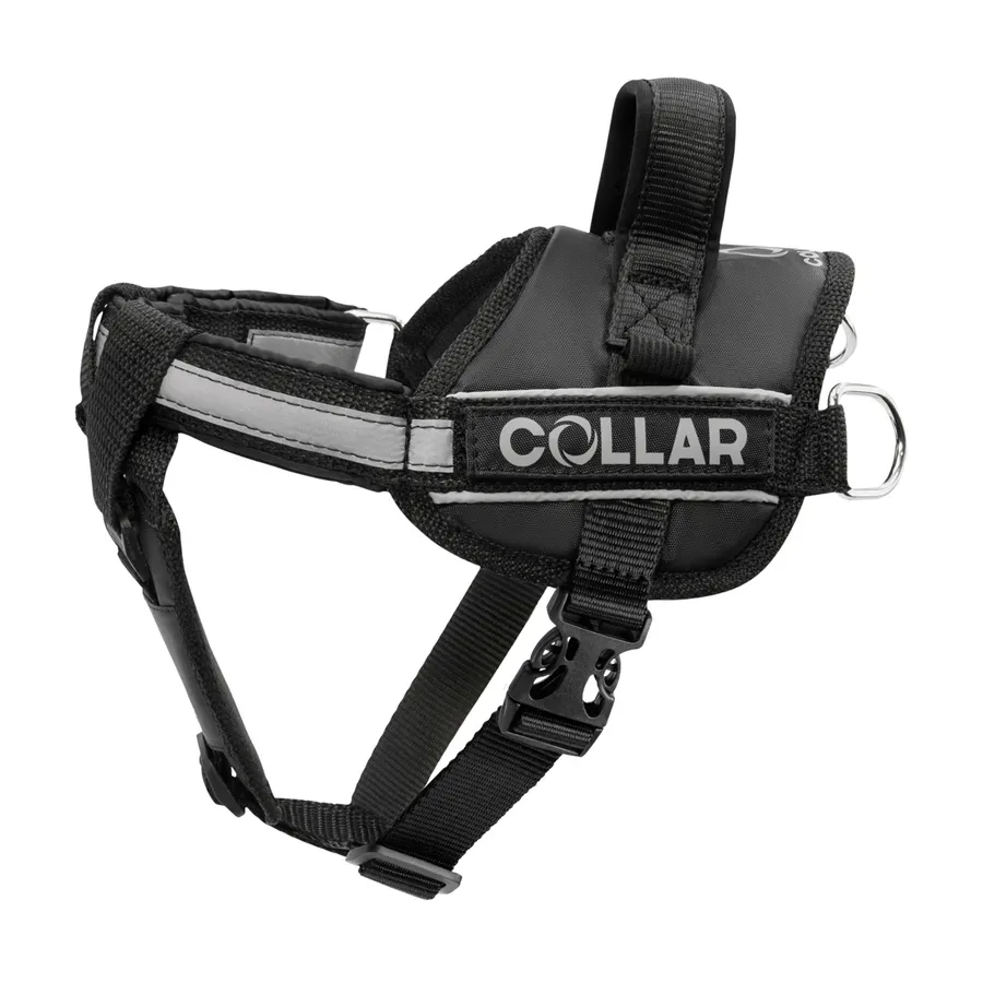 Шлея "POLICE", №3, чорний Dog Extreme Police Harness