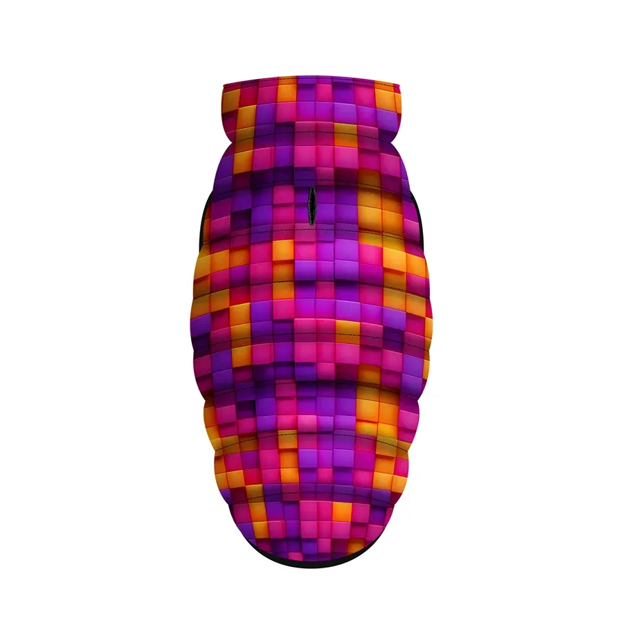 Курточка для собак «Куби 3Д», S40 WAUDOG Clothes Dog Jacket 3D Cubes