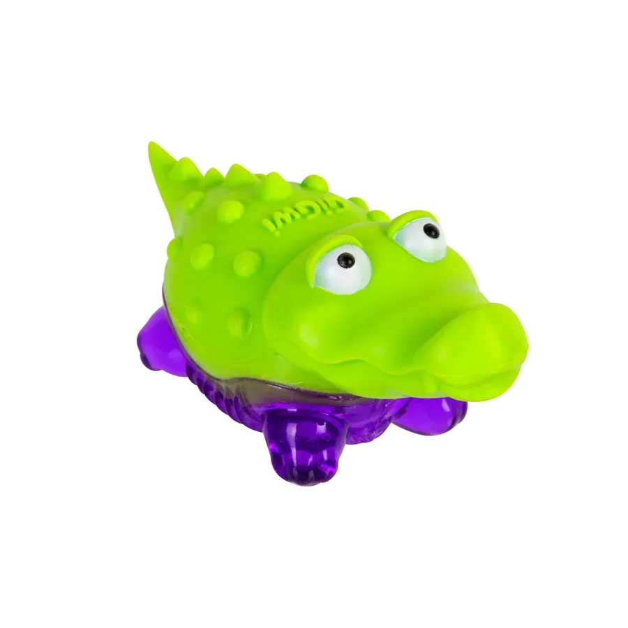 Іграшка для собак Крокодильчик з пищалкою, гума, 9 см GiGwi Suppa Puppa Squeaky Toy