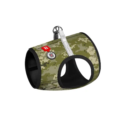 Шлея для собак мягкая, "Милитари", S2 WAUDOG Clothes Soft Harness
