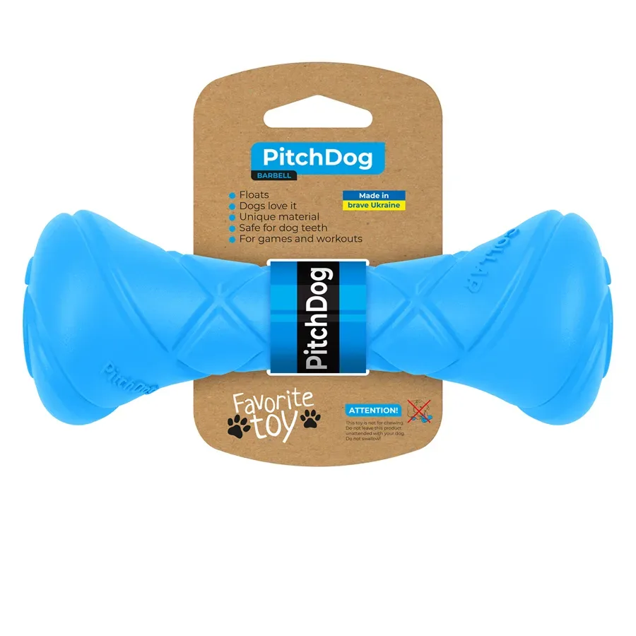Ігрова гантель для апортировки, блакитний PitchDog Dumbbell