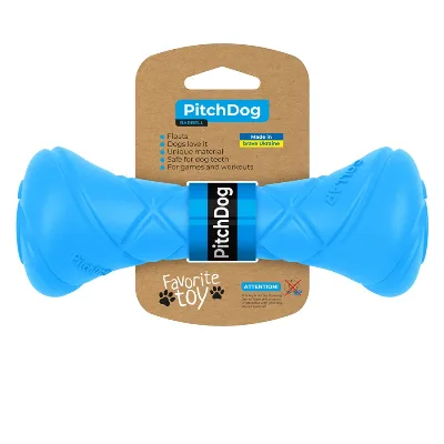 Ігрова гантель для апортировки, блакитний PitchDog Dumbbell