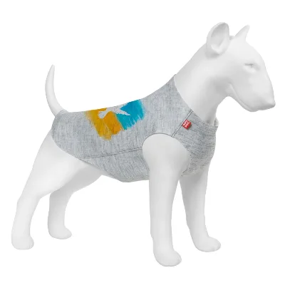 Майка для собак «Прапор», S30 WAUDOG Clothes Dog T-Shirt Flag
