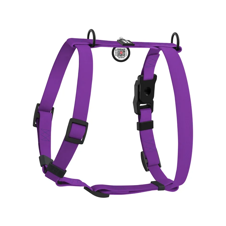 Шлея для собак водостійка анатомічна Н-подібна, S, фіолетовий WAUDOG Magnet Harness