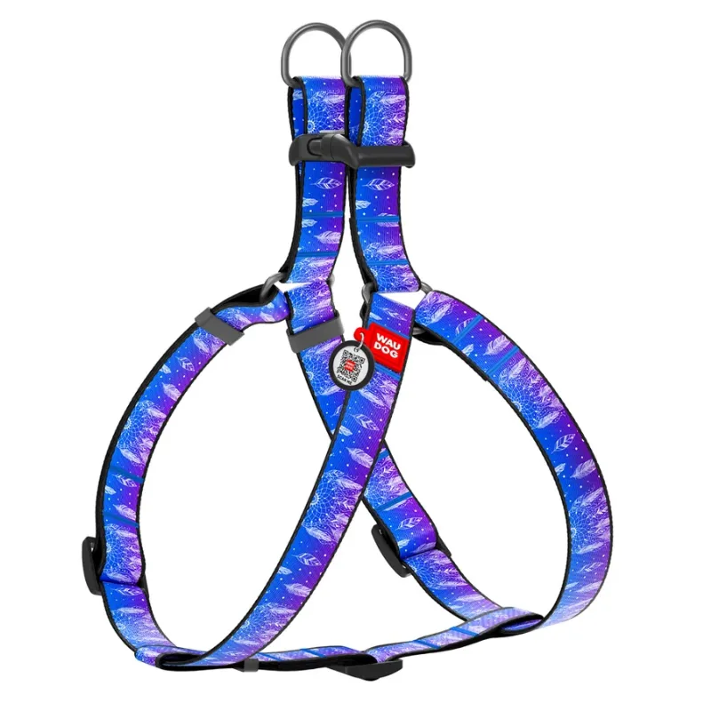 Шлея для собак «Ловець снів», M WAUDOG Nylon Anatomic Harness Dreamcatcher