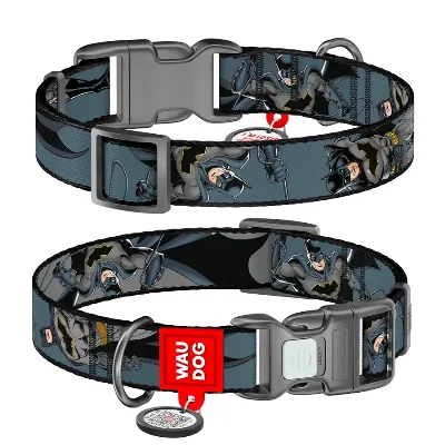 Нашийник для собак нейлоновий «Тінь Бетмена», S WAUDOG Nylon DC Comics Collar Batman Shadow