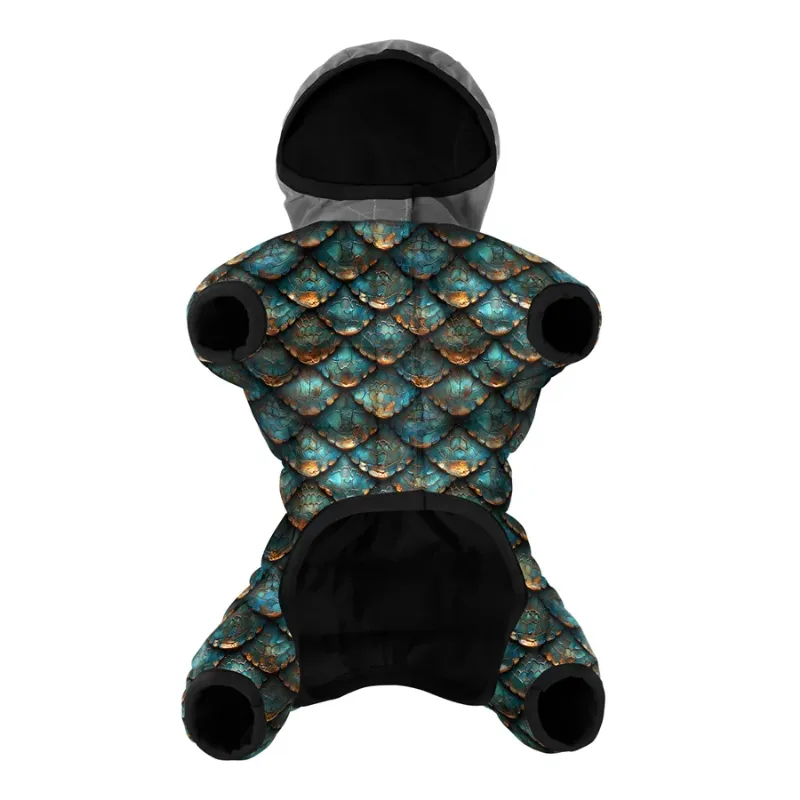 Комбінезон для собак «Луска», L50 WAUDOG Clothes Dog Jumpsuit Scales