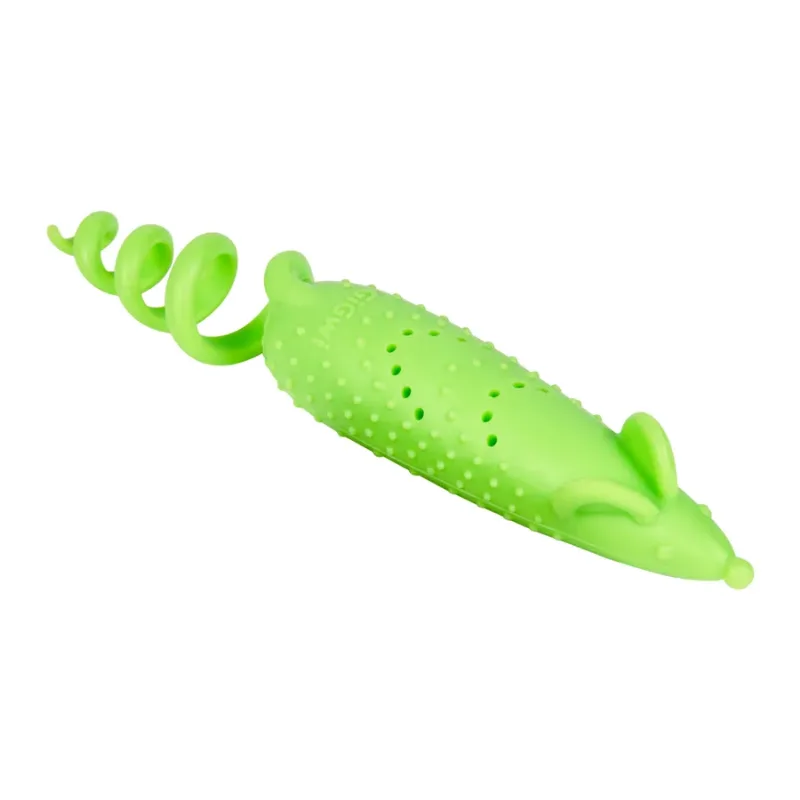 Іграшка для котів Мишка гумова, гума, 16,5 см GiGwi Refillable Catnip Mouse Toy