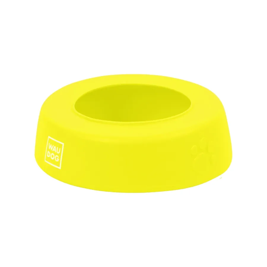 Миска-непроливайка, 750 мл, желтый WAUDOG Silicone Bowl