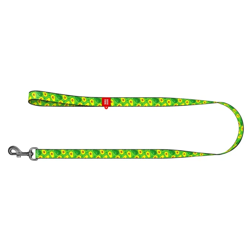 Поводок для собак нейлоновый «Авокадо», M WAUDOG Nylon Leash Avocado