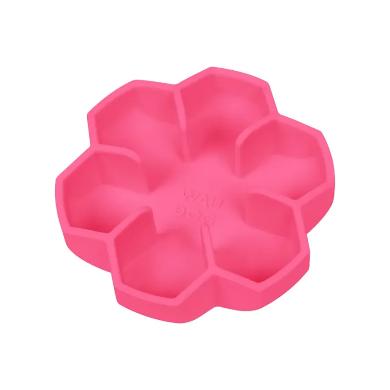 Миска для повільного харчування, 450 мл, рожевий WAUDOG Silicone Bowl