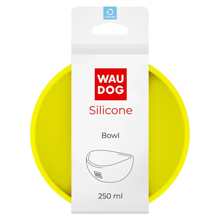 Миска, 250 мл, желтый WAUDOG Silicone Bowl
