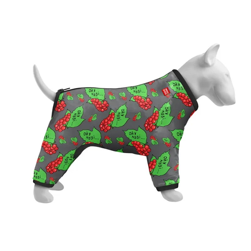 Ветровка для собак «Калина», XS25 WAUDOG Clothes Dog Windbreaker Kalyna