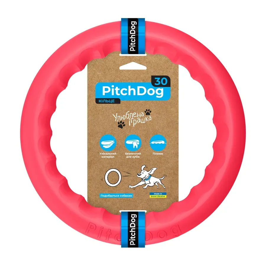 Кільце для апортировки 30, рожевий PitchDog Fetch Ring