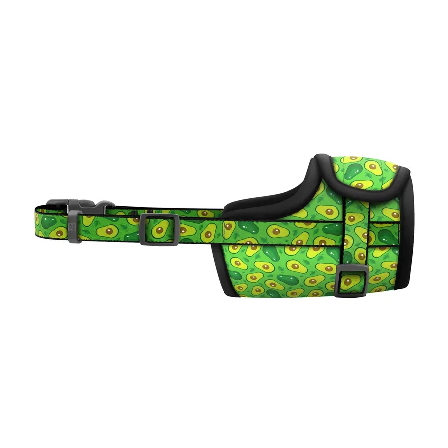 Намордник для собак, О 35-43 см «Авокадо», №4 WAUDOG Nylon Muzzle Avocado