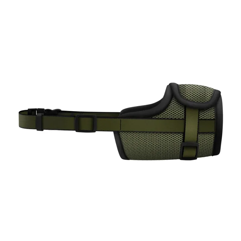 Намордник из сетки для собак, О 35-43 см, XL, хаки WAUDOG PRO Muzzle